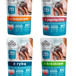 Frendi kawałki w delikatnym sosie Mix smaków 24x100g