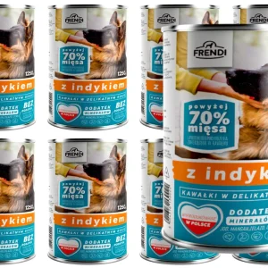 Frendi kawałki w delikatnym sosie z indykiem 8x1250g