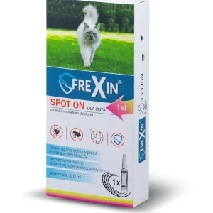 FREXIN Krople przeciw ektopasożytom dla kota 1 ml