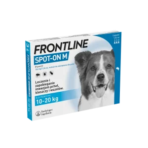 Frontline Spot On Pies M 10-20 kg dla psów M 3x1,34 ml