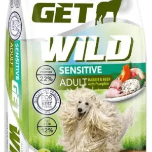 GetWild SENSITIVE Królik & Wołowina z Dynią 15kg – bez pszenicy i kurczaka