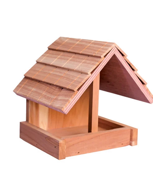 GF KARMNIK DLA PTAKÓW Z DREWNA CEDROWEGO 15.5×13.5×14.5cm