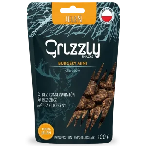 GRIZZLY burgery mini jeleń 100g