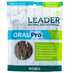 Gryzaki dentystyczne Leader Oral Pro z p艂atkami owsianymi i rozmarynem