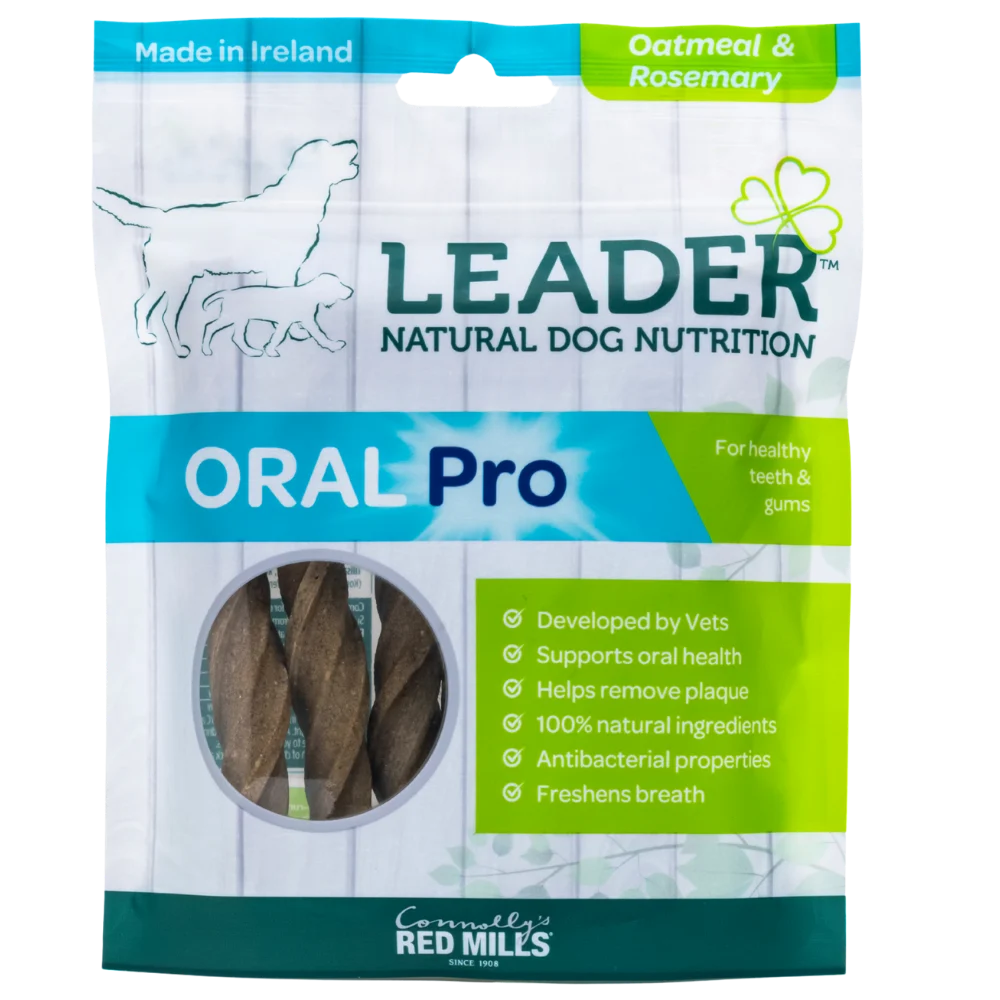 Gryzaki dentystyczne Leader Oral Pro z p艂atkami owsianymi i rozmarynem
