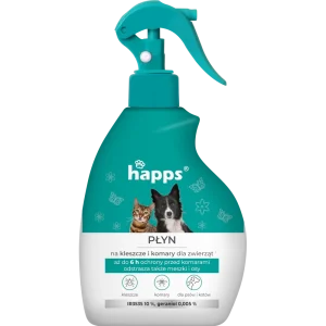 HAPPS - płyn na kleszcze i komary dla zwierząt 200ml