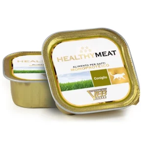 Healthy Meat Kot Mono Królik tacka 90g
