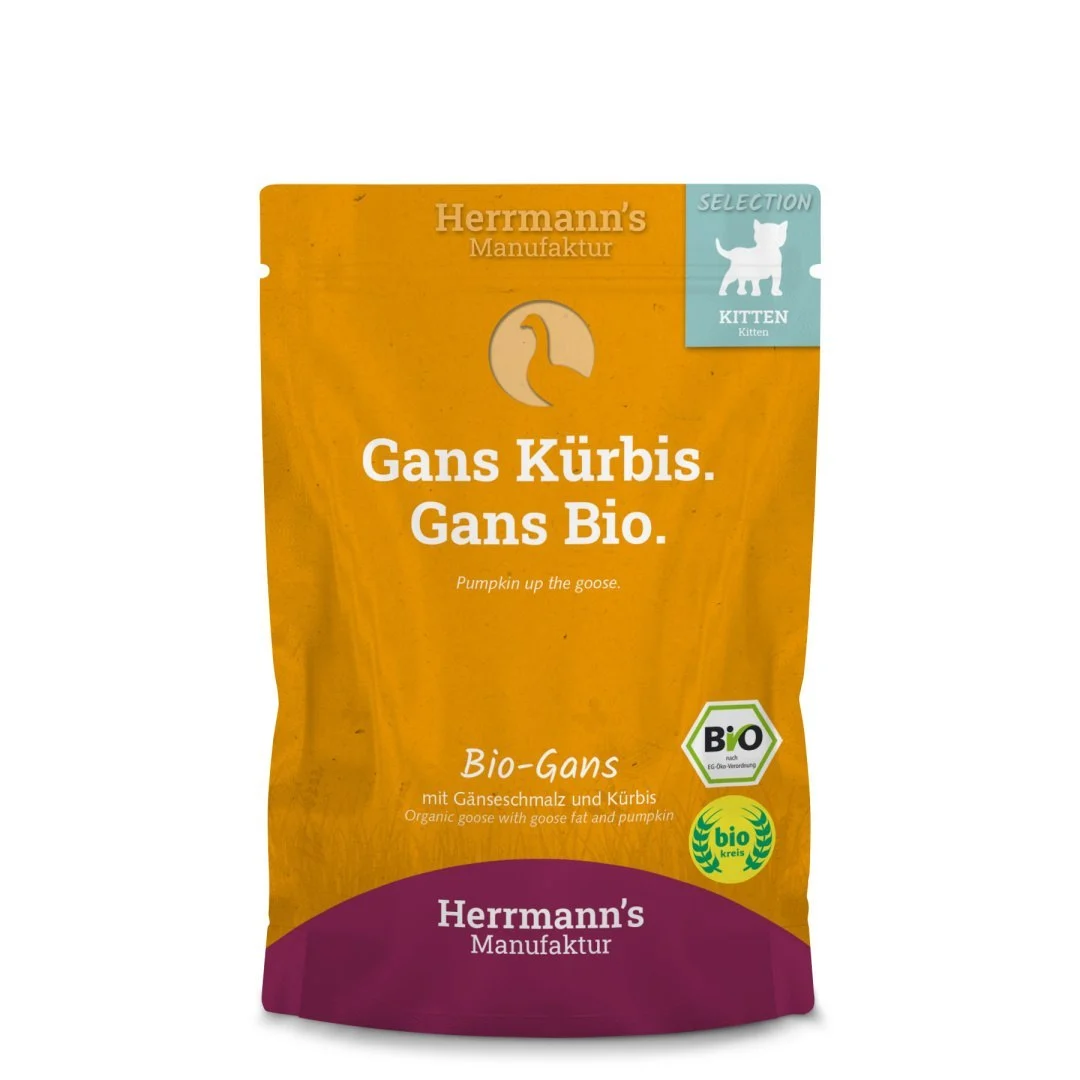 HERRMANN’S Selection Kitten Bio Gans – bio gęsina dla kociąt - Image 2