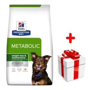 HILL'S PD Prescription Diet Metabolic Canine 12kg + niespodzianka dla psa GRATIS!