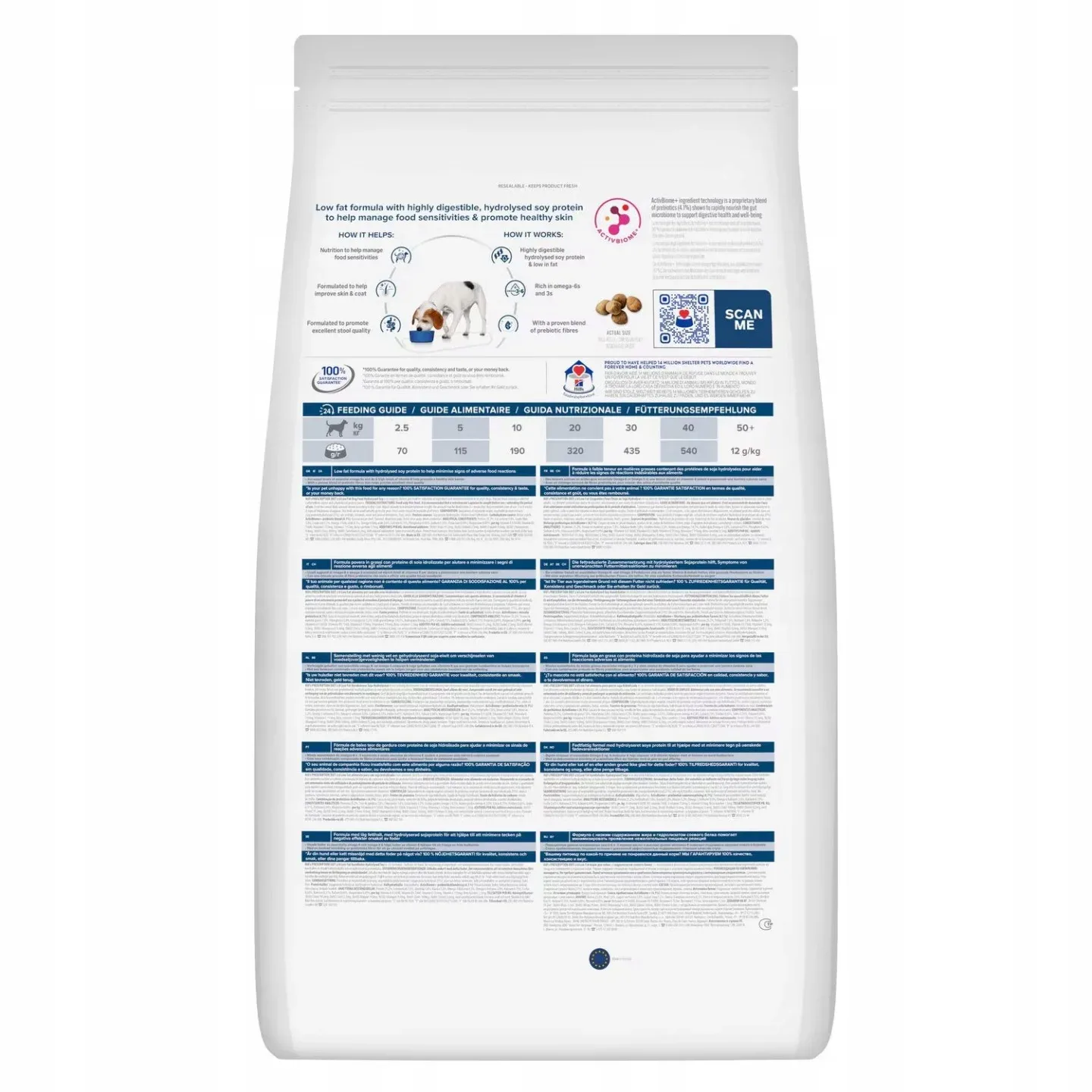 Hill’s PD z/d LOW FAT 10kg – karma dla psów z alergią, niskotłuszczowa - Image 2