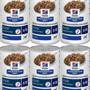 HILLS VET DIET Z/D FOOD SENSITIVITIES 6 x 370 g