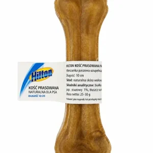 Hilton Kość prasowana, przysmak dla psa z naturalnej skóry wołowej 10 cm