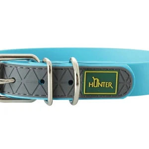 HUNTER Obroża Convenience 45cm turkus