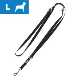 Hunter regulowana smycz nylonowa Ecco Sport, czarna
