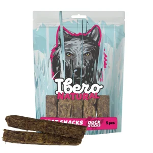 Ibero Cold Meat Snack Duck Sticks with Collagen – mięsny przysmak dla psów, pałeczki z kaczki z kolagenem – 5 szt.