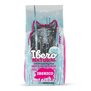 Ibero Cold Press Adult Medium/Large Iberico – karma tłoczona na zimno dla dorosłych psów średnich i dużych ras – wieprzowina iberyjska – 12 kg