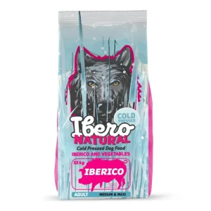 Ibero Cold Press Adult Medium/Large Iberico – karma tłoczona na zimno dla dorosłych psów średnich i dużych ras – wieprzowina iberyjska – 3 kg