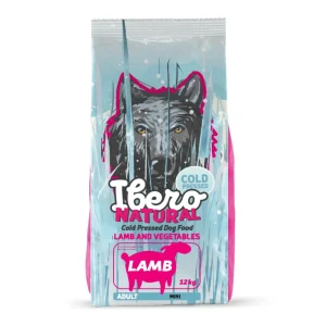 Ibero Cold Press Dog Adult Small Lamb – karma tłoczona na zimno dla dorosłych psów małych ras – jagnięcina – 12 kg