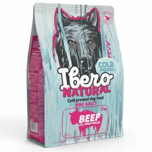 Ibero Cold Press Dog Mini Adult Beef – 2 kg – kompletna karma super premium tłoczona na zimno dla dorosłych psów małych ras z wołowiną