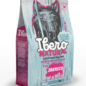 Ibero Cold Press Dog Mini Adult Iberico – 3 kg – kompletna karma super premium tłoczona na zimno dla dorosłych psów małych ras z wieprzowiną iberyjską