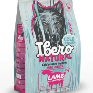 Ibero Cold Press Dog Mini Junior Lamb – tłoczona na zimno karma dla szczeniąt małych ras – jagnięcina – 2 kg