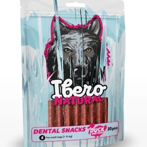Ibero Cold Pressed – Przysmak dentystyczny dla psa z kaczką i burakami – S – 30 szt.
