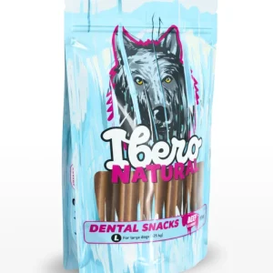 Ibero Dental Snacks Wołowina/Marchewka 460 g – L (10 szt.) – przysmaki dentystyczne premium dla psów