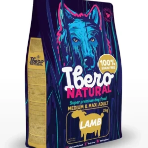 Ibero Grain-Free Dog Medium & Maxi Adult Lamb – 2 kg – kompletna karma super premium dla dorosłych psów średnich i dużych ras z jagnięciną