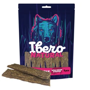 Ibero Meat Snacks Wild Boar Stripes – 5 szt. – naturalne paski z dzika dla psów