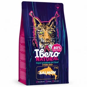 Ibero Natural Cat Sterilized Salmon – 2 kg – karma super premium dla sterylizowanych kotów