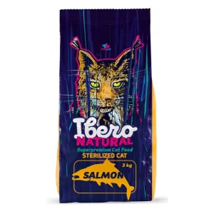 Ibero Natural Cat Sterylized – karma dla kota po sterylizacji z łososiem – 3 kg