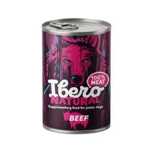 Ibero Natural Dog Junior Beef 400 g – mokra karma dla szczeniąt z wołowiną