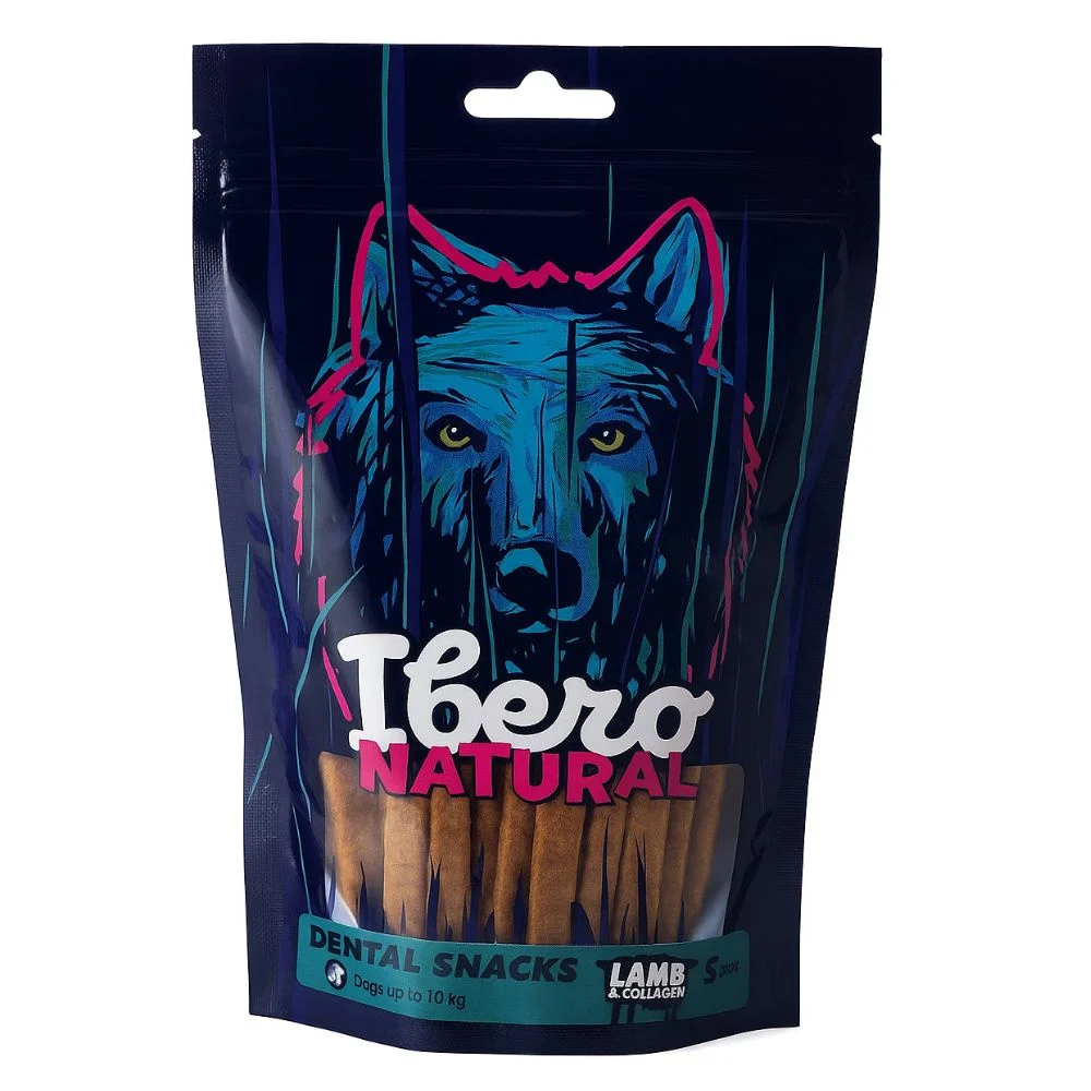 Ibero Natural – Przysmak dentystyczny dla psa z jagnięciną i kolagenem – S – 30 szt.