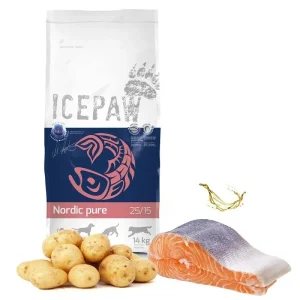 ICEPAW Nordic Pure – łosoś – karma dla dorosłych psów