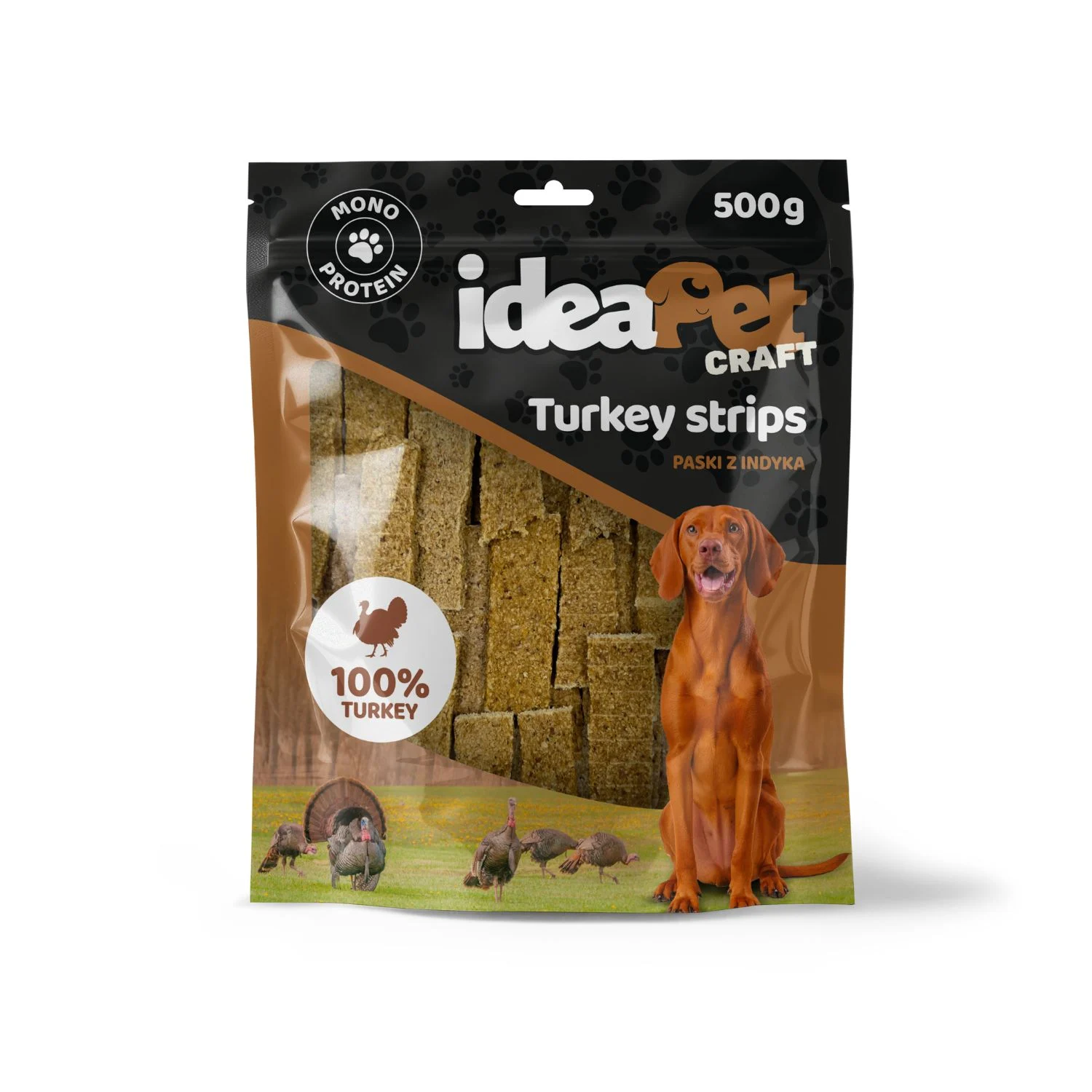 ideaPet Craft – Turkey Strips Indyk 500g