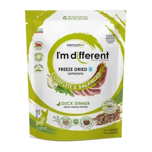 I’m different Liofilizowana Karma dla Psa Kaczka 397g
