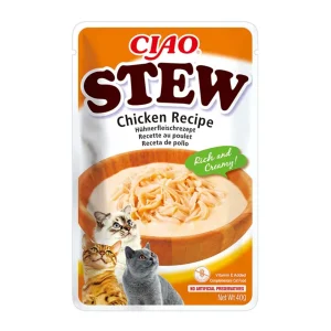 INABA Cat Ciao Stew - kremowa potrawka dla kota o smaku kurczaka 40g