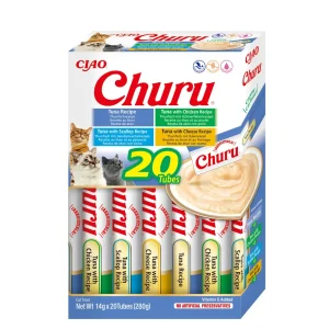 INABA Churu dla kota - mix z tuńczykiem 20x14g