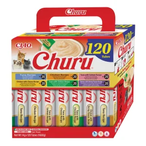 INABA Churu dla kota - mix z tuńczykiem i kurczakiem 120x14g
