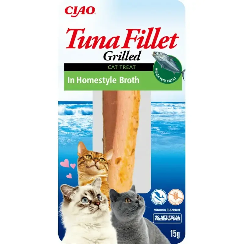 INABA – CHURU FILET Z TUŃCZYKA DLA KOTA W DOMOWYM BULIONIE