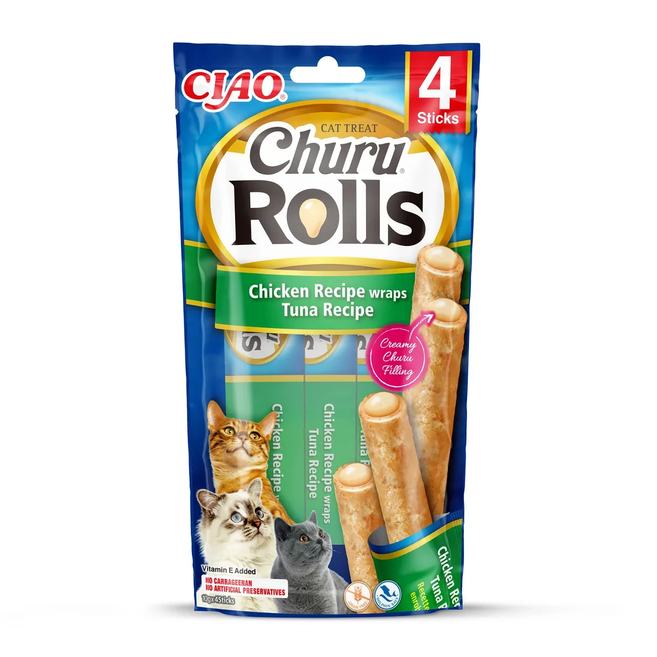 INABA – CHURU PRZYSMAK ROLLS KURCZAK, TUŃCZYK