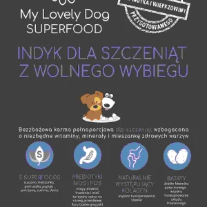 Indyk z wolnego wybiegu szczenię PRÓBKA 100g