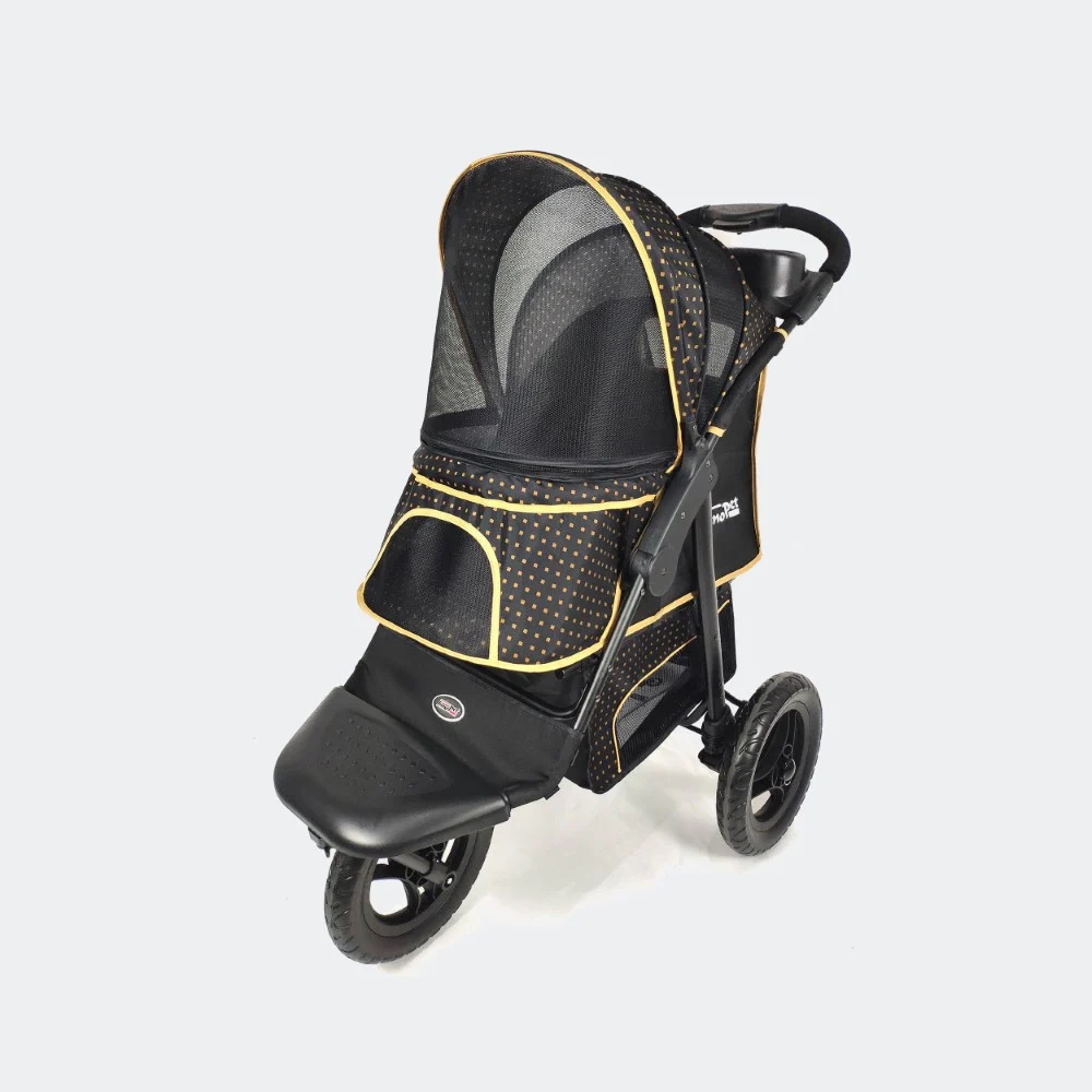INNOPET WÓZEK ADVENTURE CZARNY/ZŁOTY