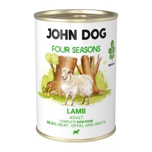 John Dog Four Seasons Jagnięcina – mokra karma dla psa w puszce