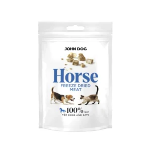 John Dog Freeze Dried Konina – liofilizowany przysmak dla psa i kota 30 g