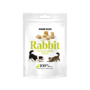 John Dog Freeze Dried Królik – liofilizowany przysmak dla psa i kota 30 g