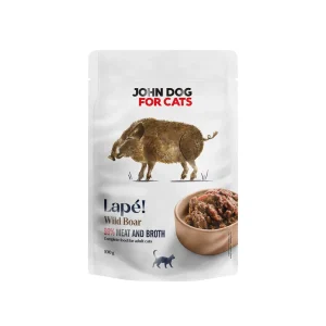 John Dog Lapé Dzik – monobiałkowa mokra karma dla kota 100 g