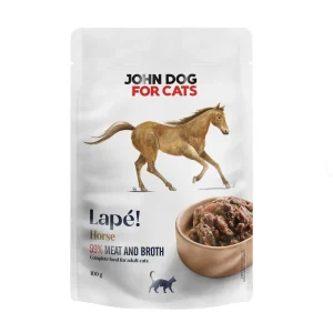 John Dog Lapé Konina – monobiałkowa mokra karma dla kota 100 g