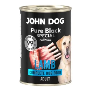 John Dog Pure Black Special Edition Lamm – monoproteinowa karma mokra dla psa – 800 g