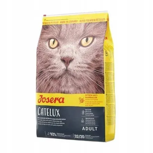 Josera CATELUX sucha karma Koty Dorosłe 2 kg kaczka, drób – odkłaczająca